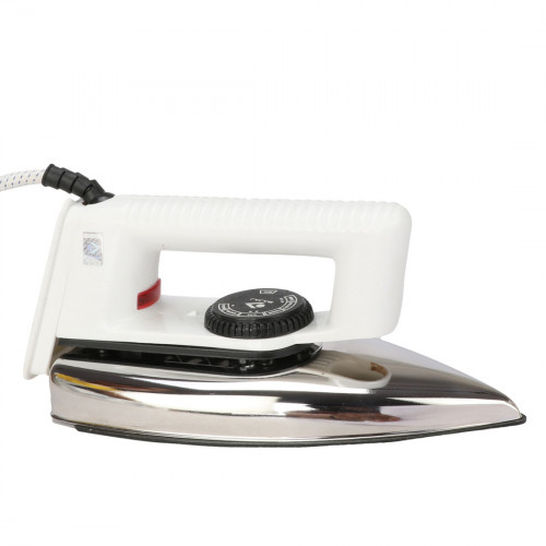 Bajaj Popular 750 Watts Light Weight Dry Iron (White)